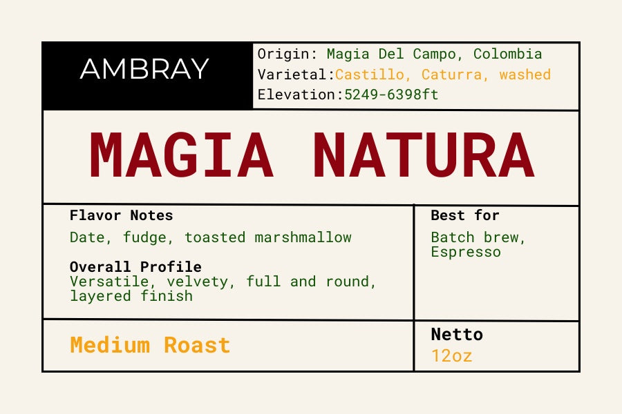 Colombia - single-origin Magia Natura